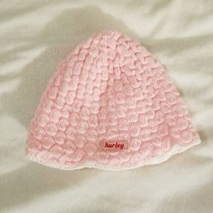 Girls pink Hurley winter hat